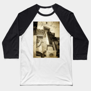 Architectural Antique Engraving Baseball T-Shirt